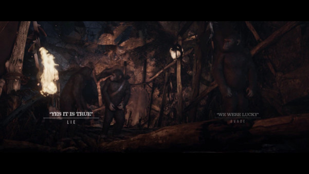 Игра Planet of the Apes: Last Frontier, скриншот
