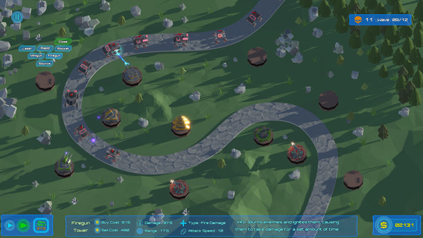Игра Planet TD, скриншот