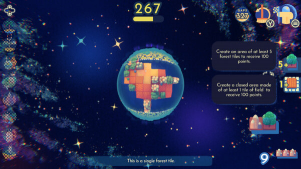 Игра Planetiles, скриншот