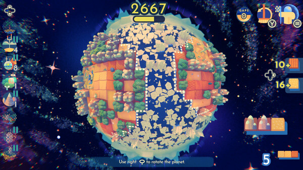 Игра Planetiles, скриншот