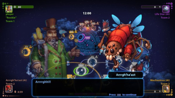 Игра Planets Under Attack, скриншот