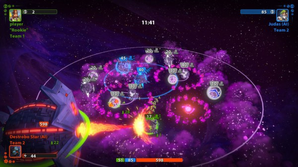 Игра Planets Under Attack, скриншот