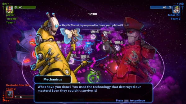 Игра Planets Under Attack, скриншот