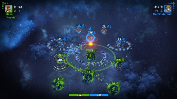 Игра Planets Under Attack, скриншот