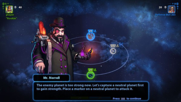 Игра Planets Under Attack, скриншот