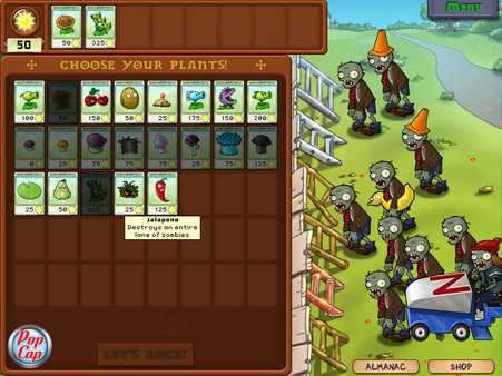 Игра Plants vs. Zombies GOTY Edition, скриншот