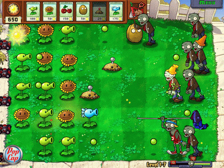 Игра Plants vs. Zombies GOTY Edition, скриншот