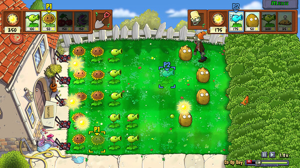 Игра Plants vs. Zombies: Replanted, скриншот