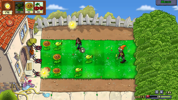 Игра Plants vs. Zombies: Replanted, скриншот