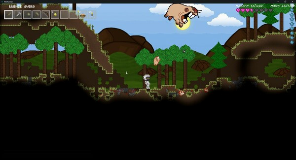 Игра Platformer, скриншот