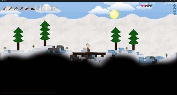 Игра Platformer, скриншот