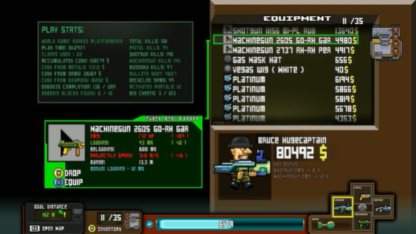 Игра Platformines, скриншот