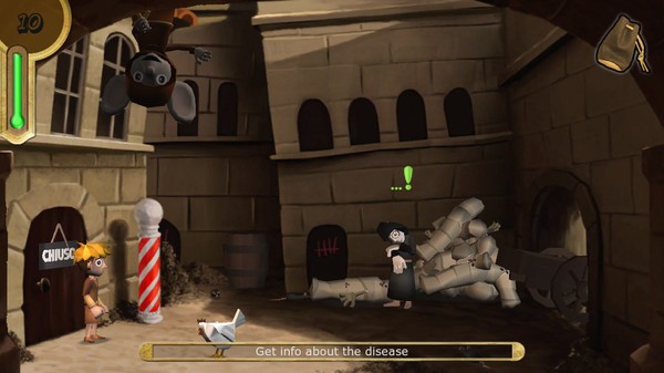 Игра Playing History - The Plague, скриншот