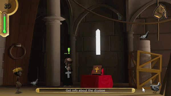 Игра Playing History - The Plague, скриншот