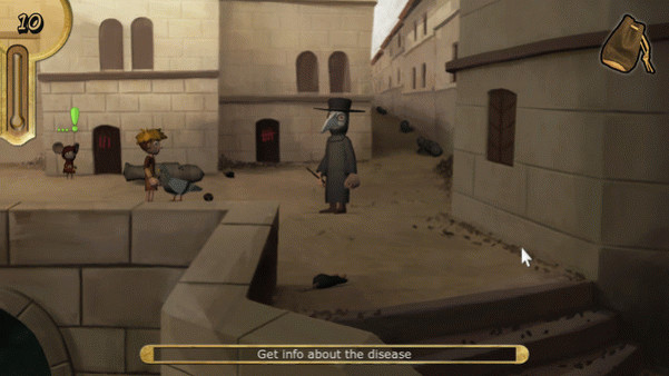 Игра Playing History - The Plague, скриншот