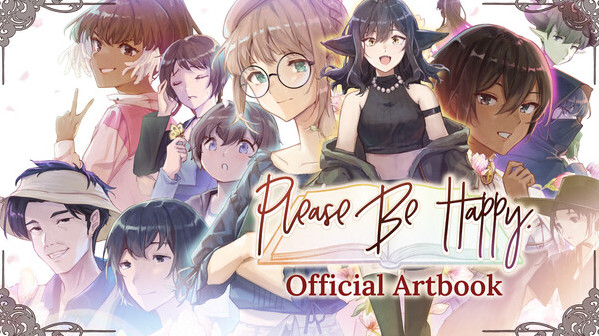 Игра Please Be Happy - Official Artbook, скриншот