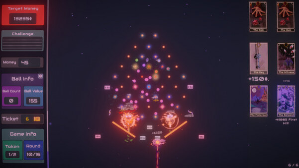 Игра Plinbo: Roguelike Plinko, скриншот