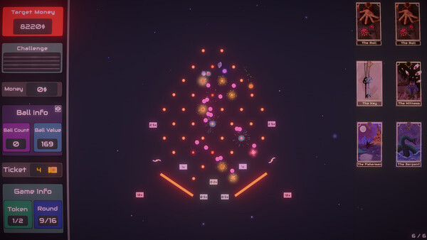 Игра Plinbo: Roguelike Plinko, скриншот