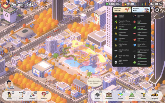 Игра Pocket City 2, скриншот