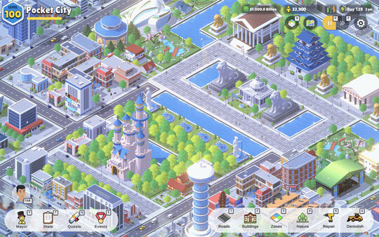 Игра Pocket City 2, скриншот