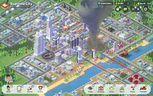 Игра Pocket City 2, скриншот