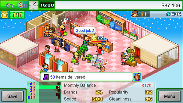 Игра Pocket Clothier, скриншот