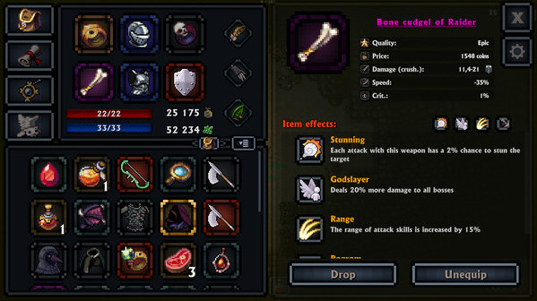 Игра Pocket Rogues, скриншот