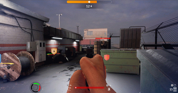 Игра Police Shootout, скриншот