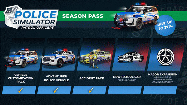 Игра Police Simulator: Patrol Officers - Season Pass, скриншот