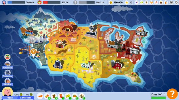 Игра Political Animals, скриншот