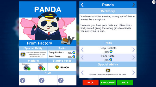 Игра Political Animals, скриншот