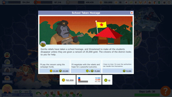 Игра Political Animals, скриншот