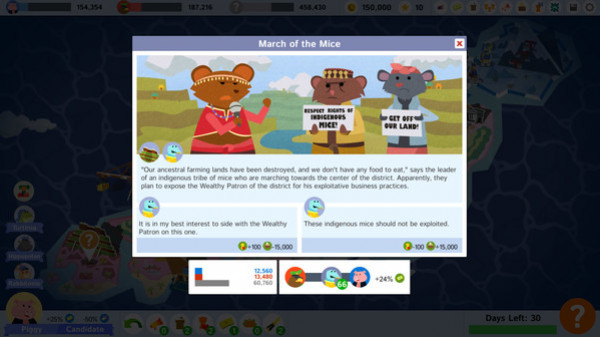 Игра Political Animals, скриншот