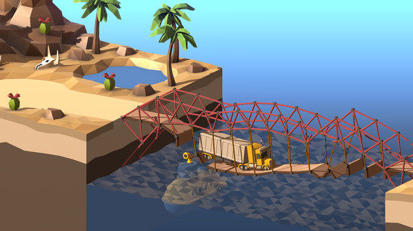 Игра Poly Bridge 2, скриншот
