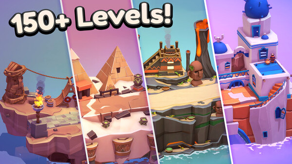 Игра Poly Bridge 3, скриншот