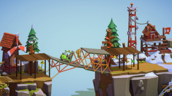 Игра Poly Bridge 3, скриншот