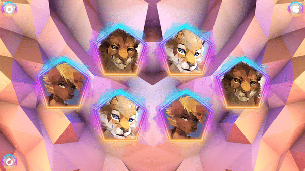Игра Poly Memory: Furries, скриншот