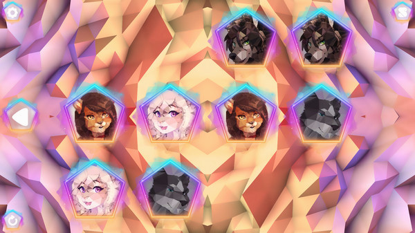 Игра Poly Memory: Furries, скриншот