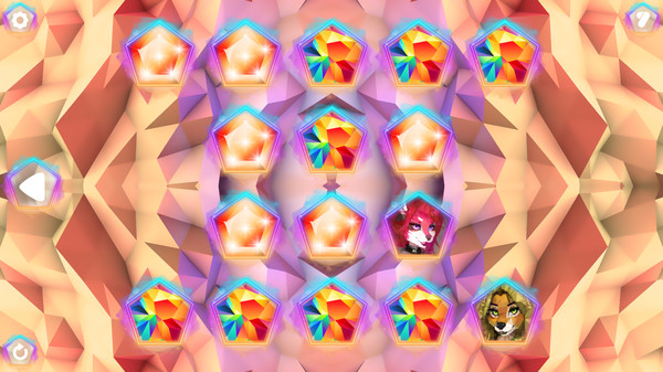 Игра Poly Memory: Furries, скриншот