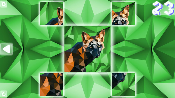 Игра Poly Puzzle: Predators, скриншот