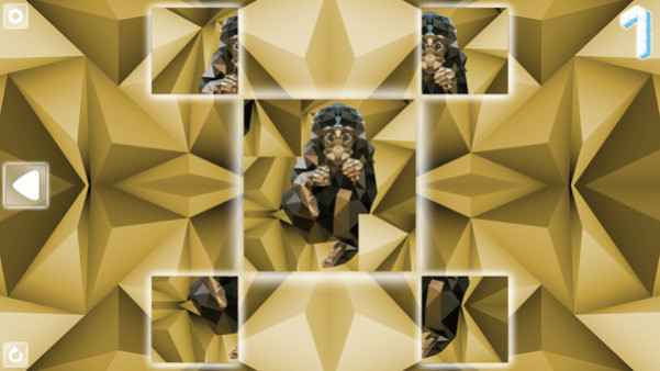 Игра Poly Puzzle: Primates, скриншот