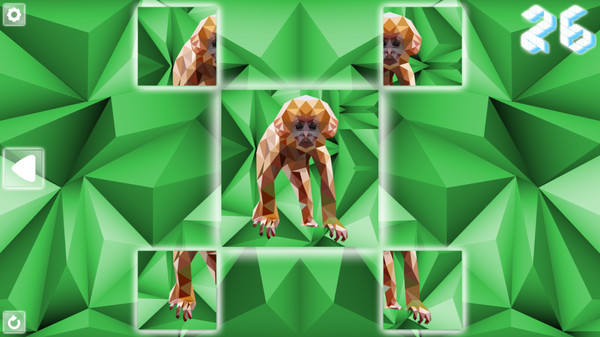Игра Poly Puzzle: Primates, скриншот