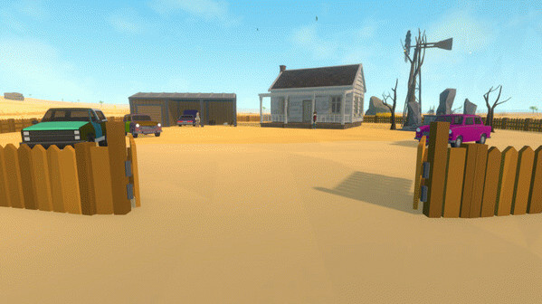 Игра Poly Roam, скриншот