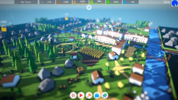 Игра Poly Towns, скриншот