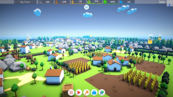 Игра Poly Towns, скриншот