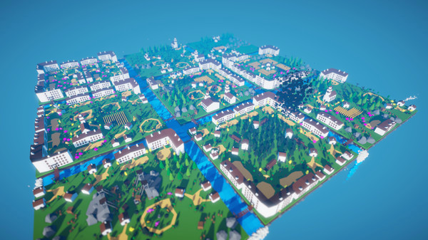 Игра Poly Towns, скриншот
