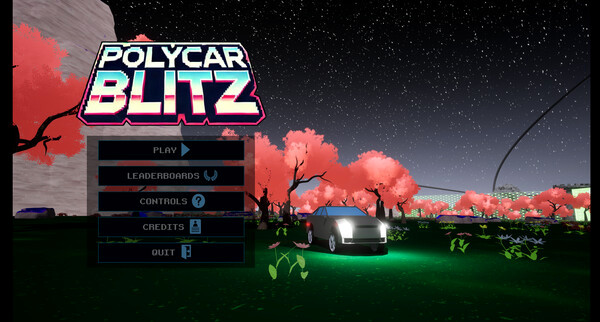 Игра Polycar Blitz, скриншот