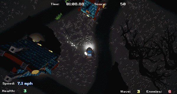 Игра Polycar Blitz, скриншот