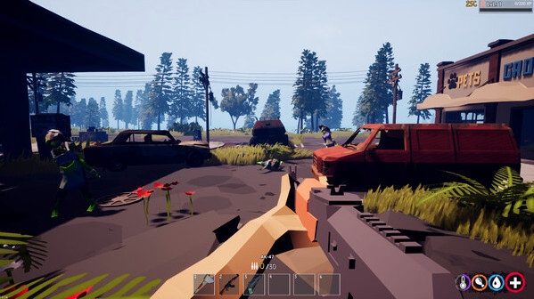 Игра Polygeddon: Survival, скриншот