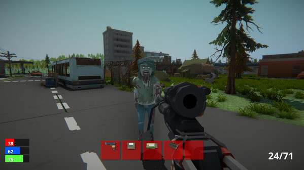 Игра Polygon Survival, скриншот